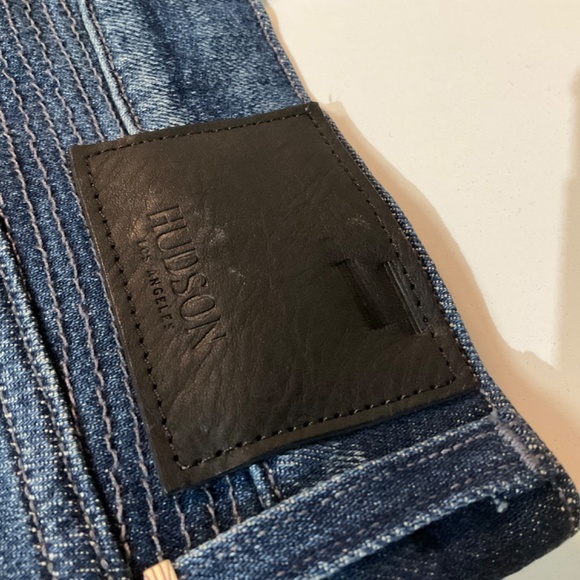 Hudson Los Angeles The Blinder Biker Blue Jeans - NWT - Size 32 - Picture 7 of 10